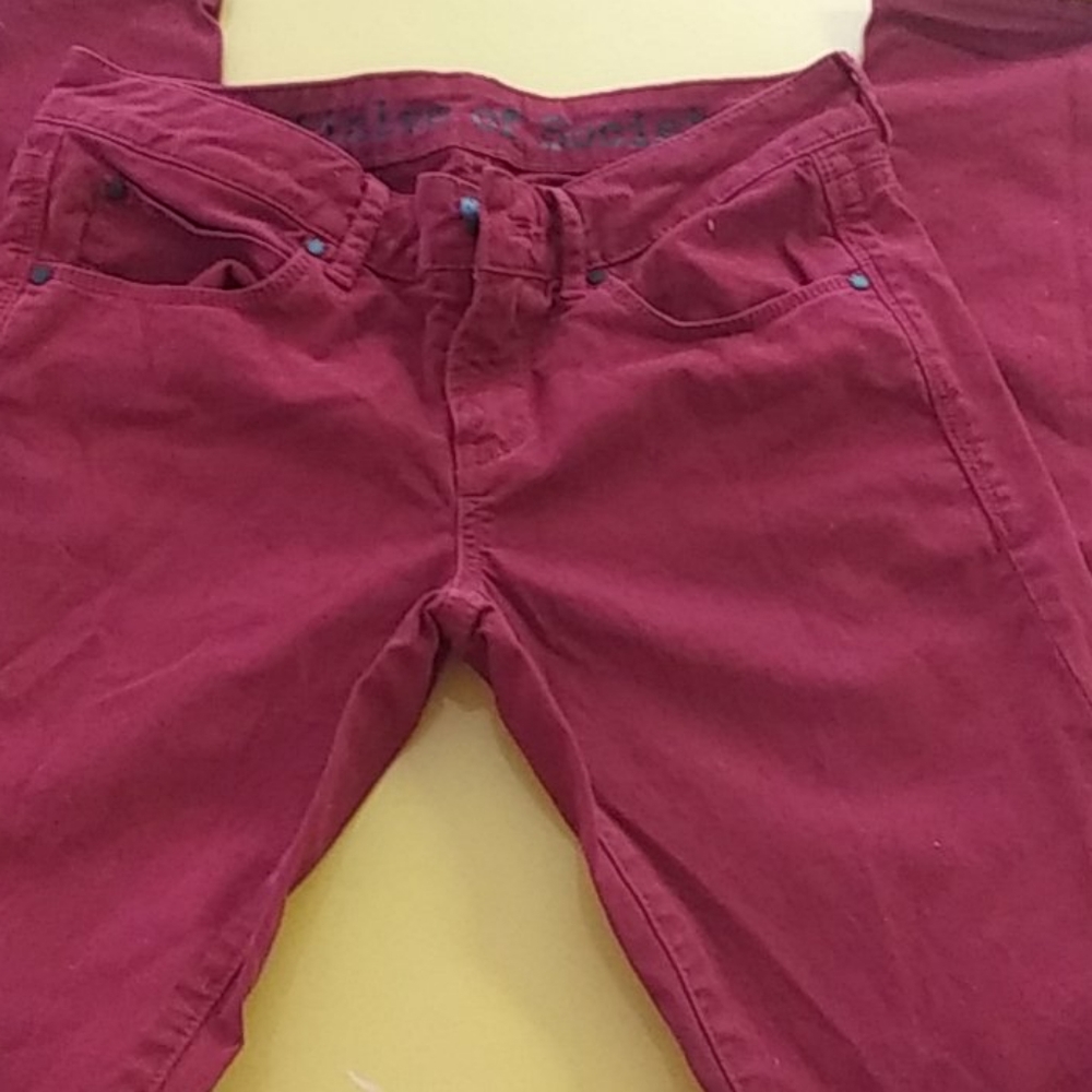 Article of Society Red Skinny Jeans